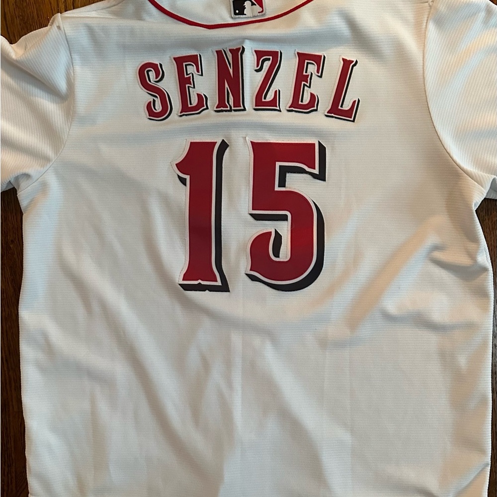 Majestic White and Red Baseball Jerseys